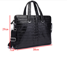 Load image into Gallery viewer, Men's Gator Embossed Messenger Bag