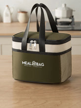 Load image into Gallery viewer, Large Capacity Insulated Bento Lunch Tote Bag