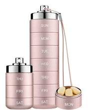 Load image into Gallery viewer, Portable Metal Pill Organizer