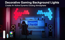 Cargar imagen en el visor de la galería, LED Hexagon Wall Gaming Lights