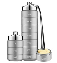 Load image into Gallery viewer, Portable Metal Pill Organizer
