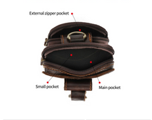 Load image into Gallery viewer, Men's Leather Cell Phone Pouch