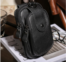 Load image into Gallery viewer, Men's Leather Cell Phone Pouch