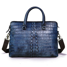 Load image into Gallery viewer, Men's Gator Embossed Messenger Bag