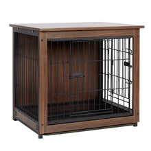 Load image into Gallery viewer, Indoor Pet Kennel with Wooden Table Top