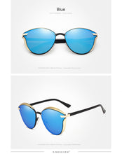 Load image into Gallery viewer, Polarized Cat Eye Mirror Sunglasses