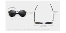 Load image into Gallery viewer, Polarized Cat Eye Mirror Sunglasses