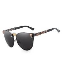 Load image into Gallery viewer, Women Mirror Skull Frame Sunglasses