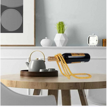 Load image into Gallery viewer, Classic Faux Pearl Necklace Wine Rack