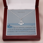 Personalized Anchor Pendant for Your Wife