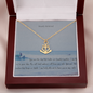 Personalized Anchor Pendant for Your Wife