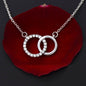 Circles of Love Crystal Necklace