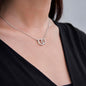 Circles of Love Crystal Necklace