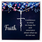 Stay In Faith Cross Necklace