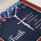 Stay In Faith Cross Necklace