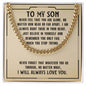 Cuban Link Chain For Your Son