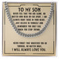 Cuban Link Chain For Your Son