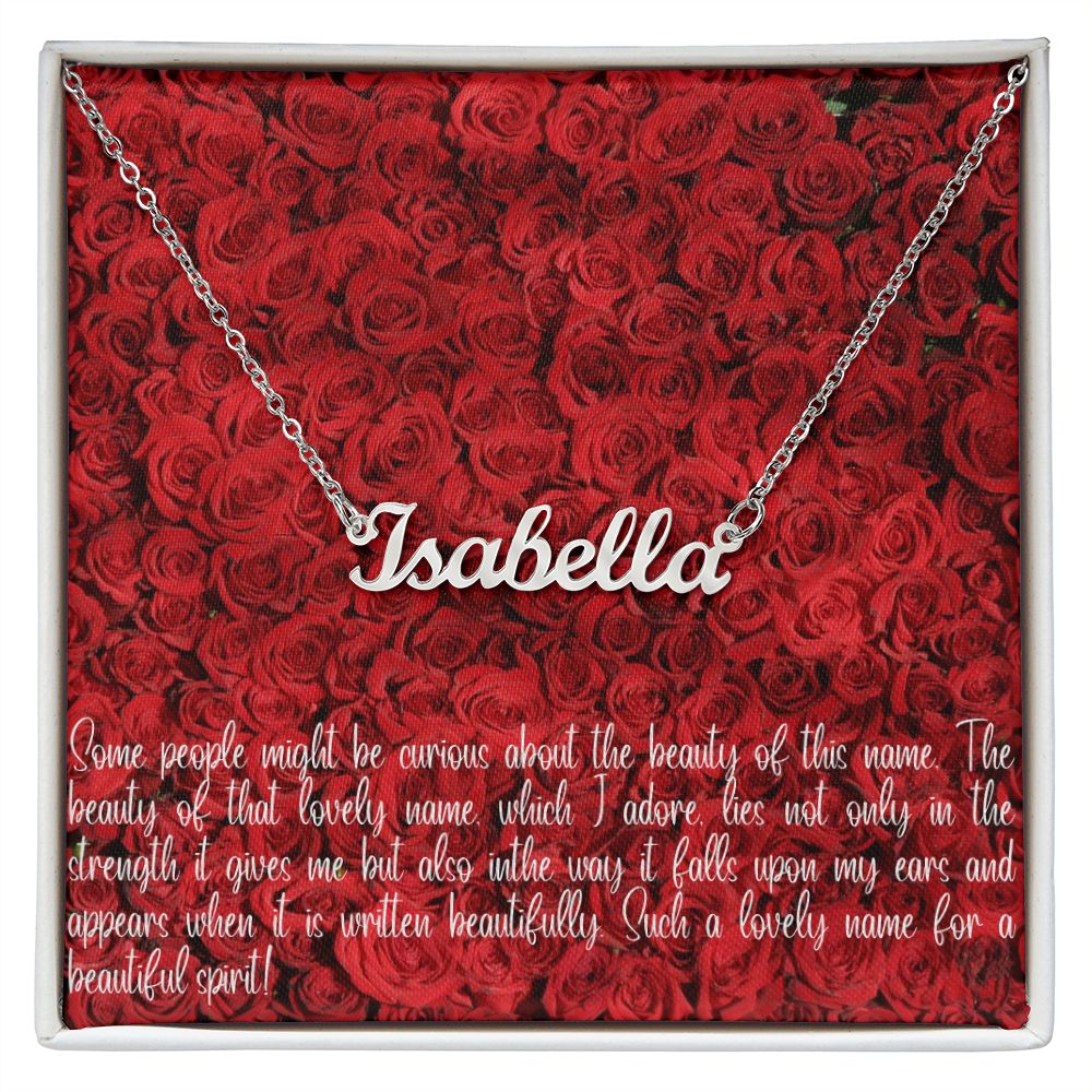 Luxe Personalized Cursive Nameplate