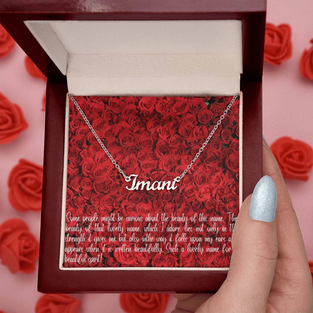 Luxe Personalized Cursive Nameplate