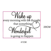 Load image into Gallery viewer, Wake Up Wall Sticker