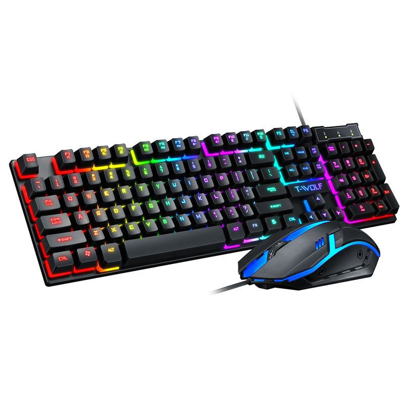LED Wired Keyboard And Mouse Game Set