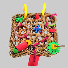 Cargar imagen en el visor de la galería, Bird Perch Ladder with Colorful Toys
