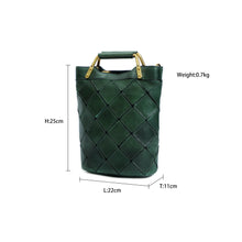 Load image into Gallery viewer, Retro Geometric Genuine Leather Handbag
