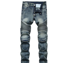 Load image into Gallery viewer, Stylish Cycling Slim-Fit Denim Jeans
