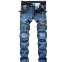 Load image into Gallery viewer, Stylish Cycling Slim-Fit Denim Jeans
