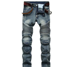 Load image into Gallery viewer, Stylish Cycling Slim-Fit Denim Jeans
