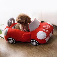 Load image into Gallery viewer, Car Shape Luxury Dog Cat Bed Warm Pet Teddy Warm Sofa Puppy Nest Cushion Kitten Winter Fashion Padded Kennel With Mat
