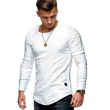 Cargar imagen en el visor de la galería, Men&#39;s Slim Fit Long Sleeve with Accordion Shoulder
