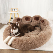 Cargar imagen en el visor de la galería, Fluffy Comfy Paw Dog Bed
