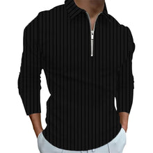 Cargar imagen en el visor de la galería, Men's Long Sleeve Pullover with Zipper Neckline

