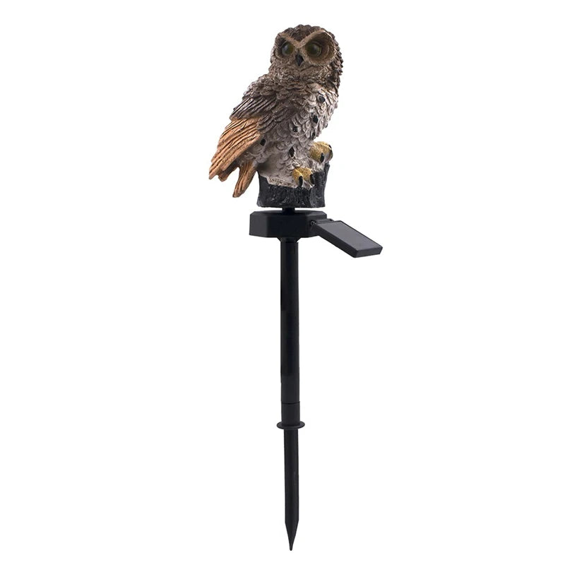 Led Solar Power Outdoor Garden Owl