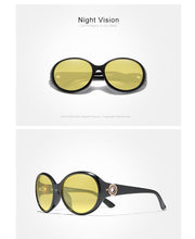 Cargar imagen en el visor de la galería, Night Vision Oversized Rhinestone Eyewear
