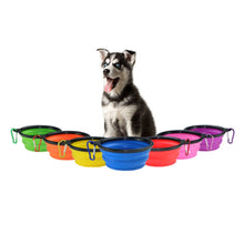 Cargar imagen en el visor de la galería, Portable Dog Food and Water Container with Bowl
