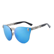 Load image into Gallery viewer, Women Mirror Skull Frame Sunglasses
