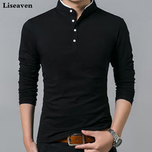 Load image into Gallery viewer, Mandarin Collar Long Sleeve Shirt
