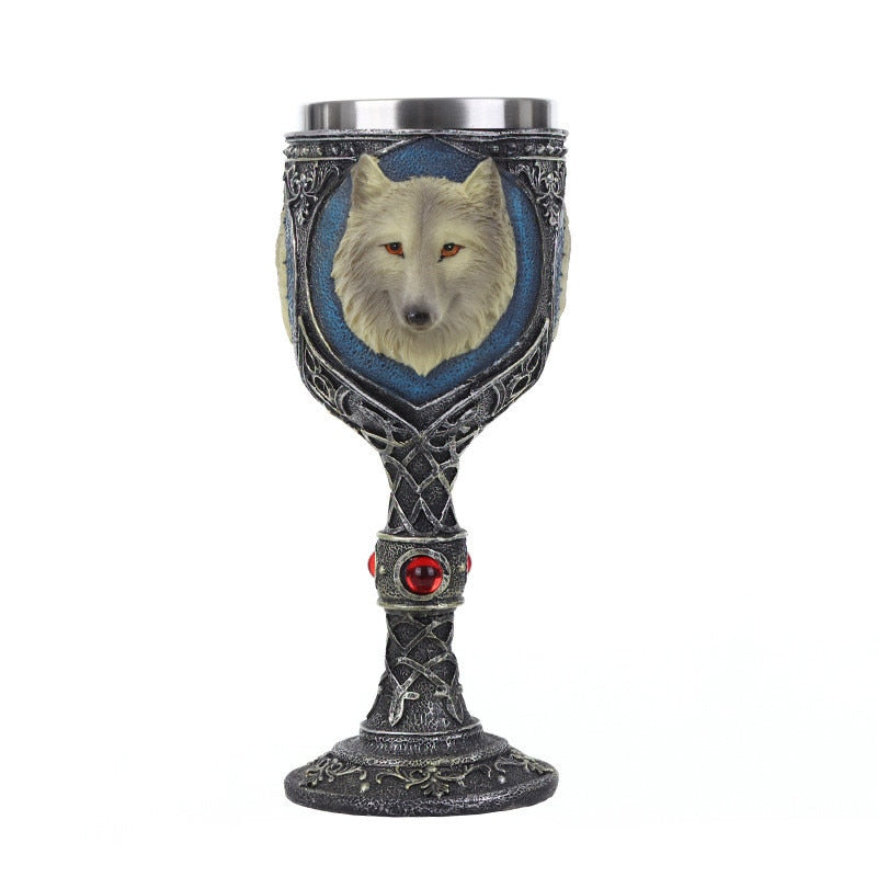 3D Wolf Goblet Cup