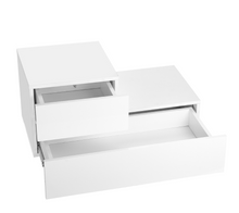 Load image into Gallery viewer, Modern LED Light Storage Cabinet w/2 Drawers

