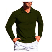 Cargar imagen en el visor de la galería, Men&#39;s Long Sleeve Knit Shirt
