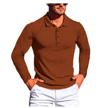 Cargar imagen en el visor de la galería, Men&#39;s Long Sleeve Knit Shirt
