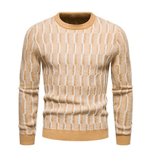 Load image into Gallery viewer, Computer Knitted Round Neck Pullover Sweater
