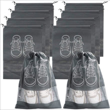 Cargar imagen en el visor de la galería, Portable Drawstring See Through Shoe Bag
