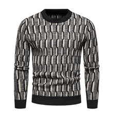 Load image into Gallery viewer, Computer Knitted Round Neck Pullover Sweater
