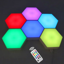 Load image into Gallery viewer, Hexagon Touch Sensor LED Light
