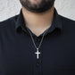 Personalized Cross Necklace for Son from Dad