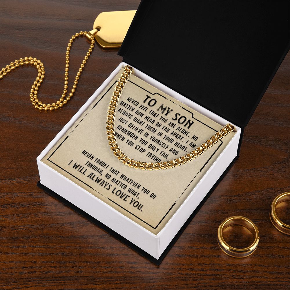 Cuban Link Chain For Your Son