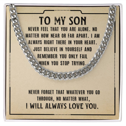 Cuban Link Chain For Your Son